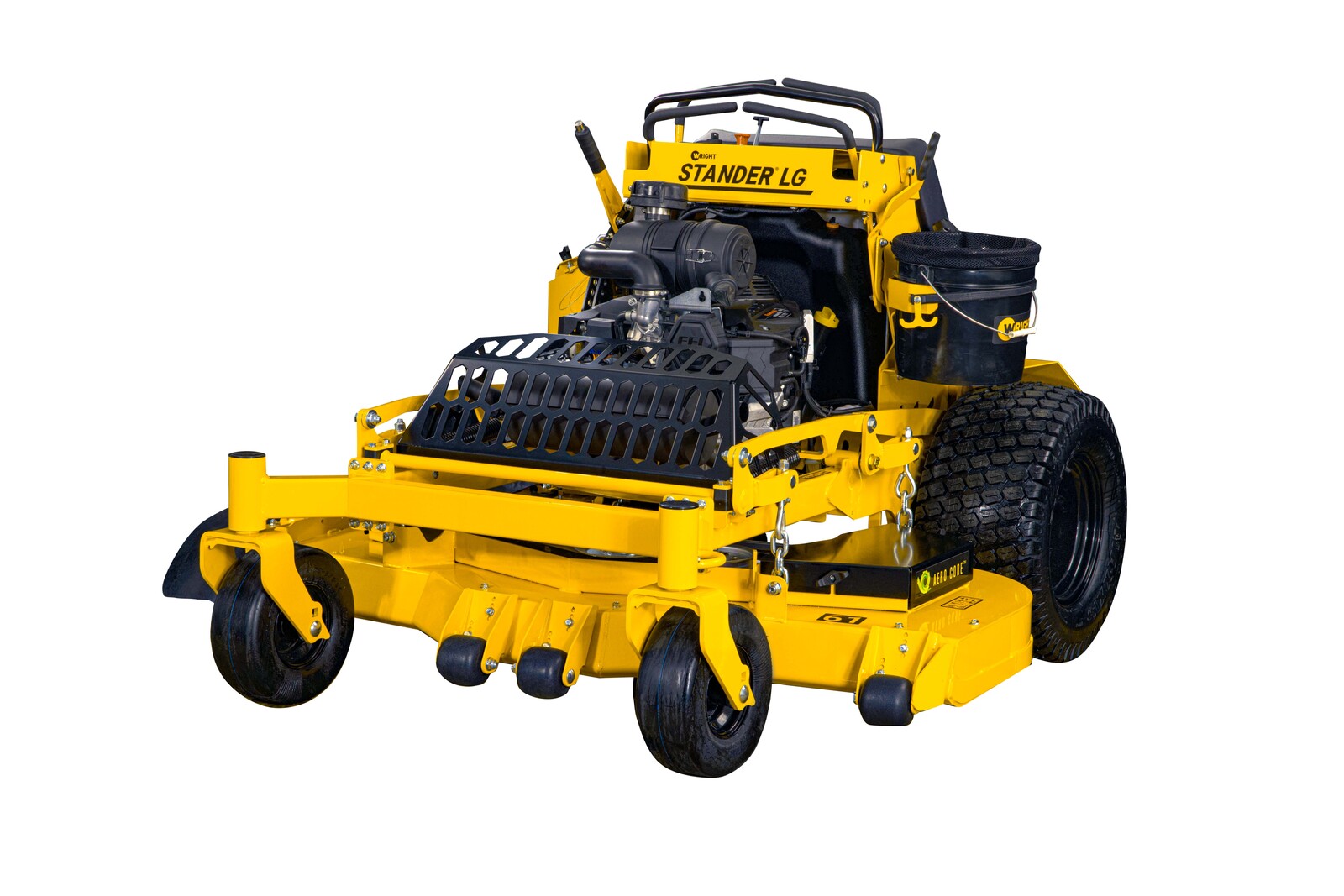Wright Stander LG riding mower side view