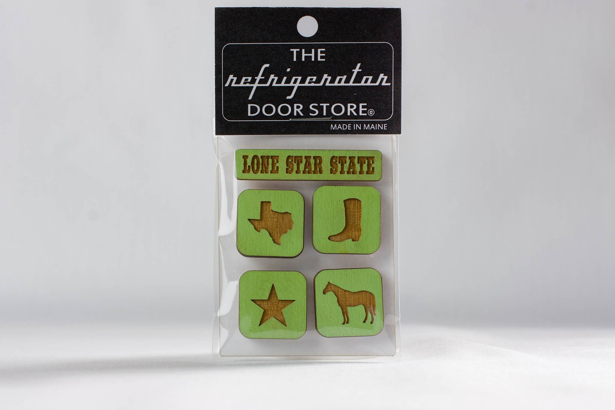 Texas Magnet Set with Lone Star State themed magnets