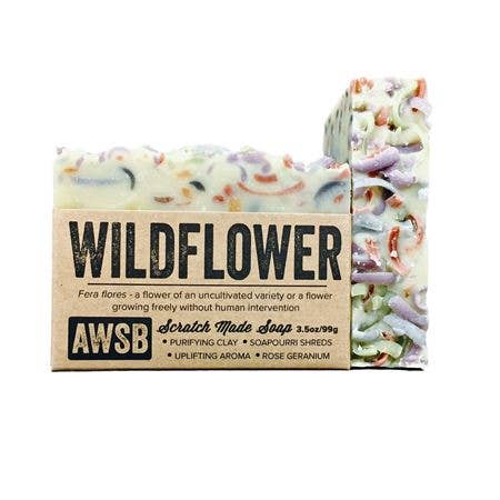 Wildflower Bar Soap with natural ingredients
