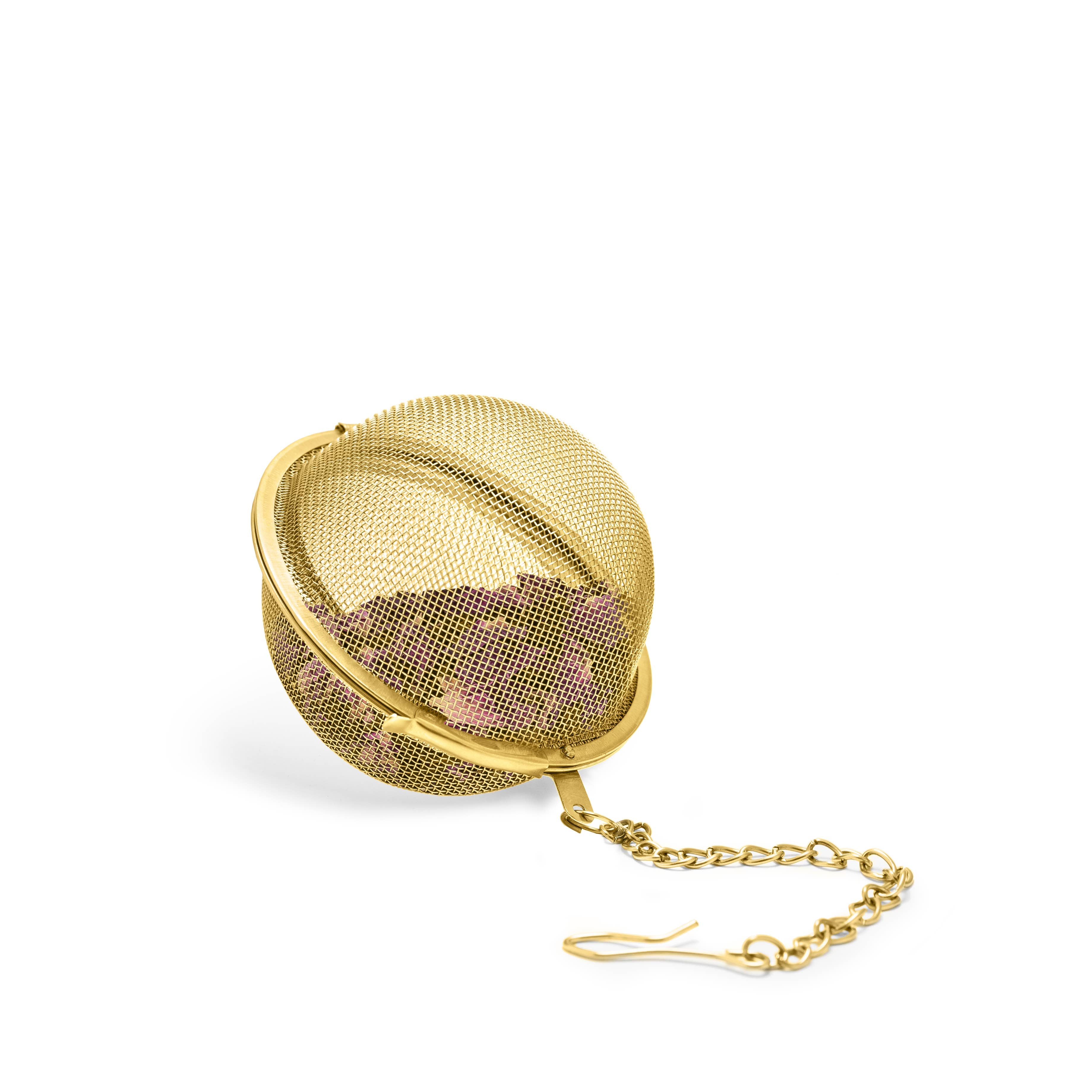 Pinky Up small gold tea infuser ball