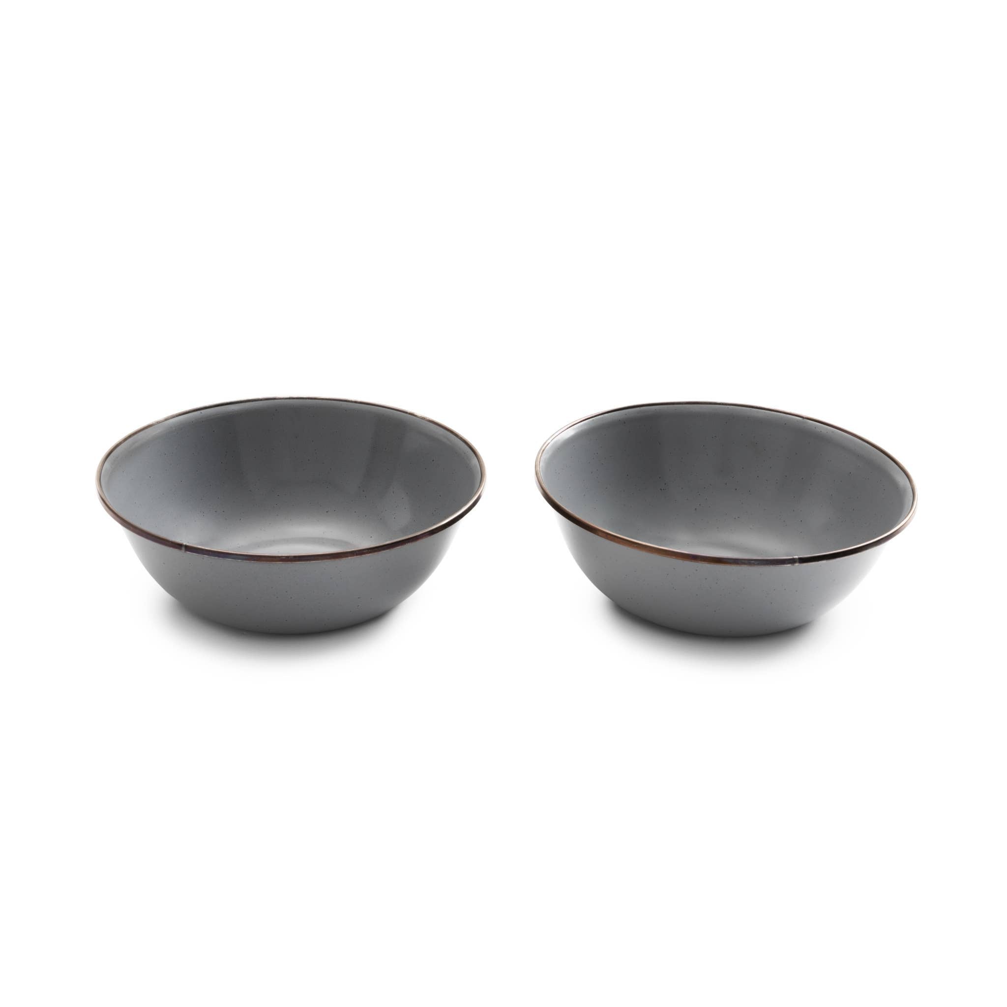 Barebones 2-set enamel bowls in classic design
