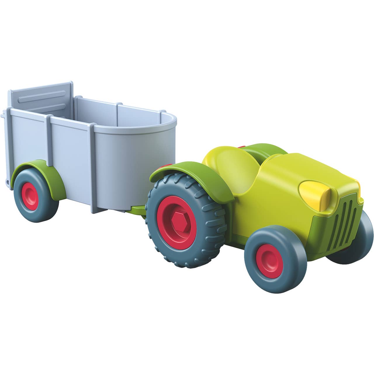 Little Friends Tractor and Trailer wooden play set