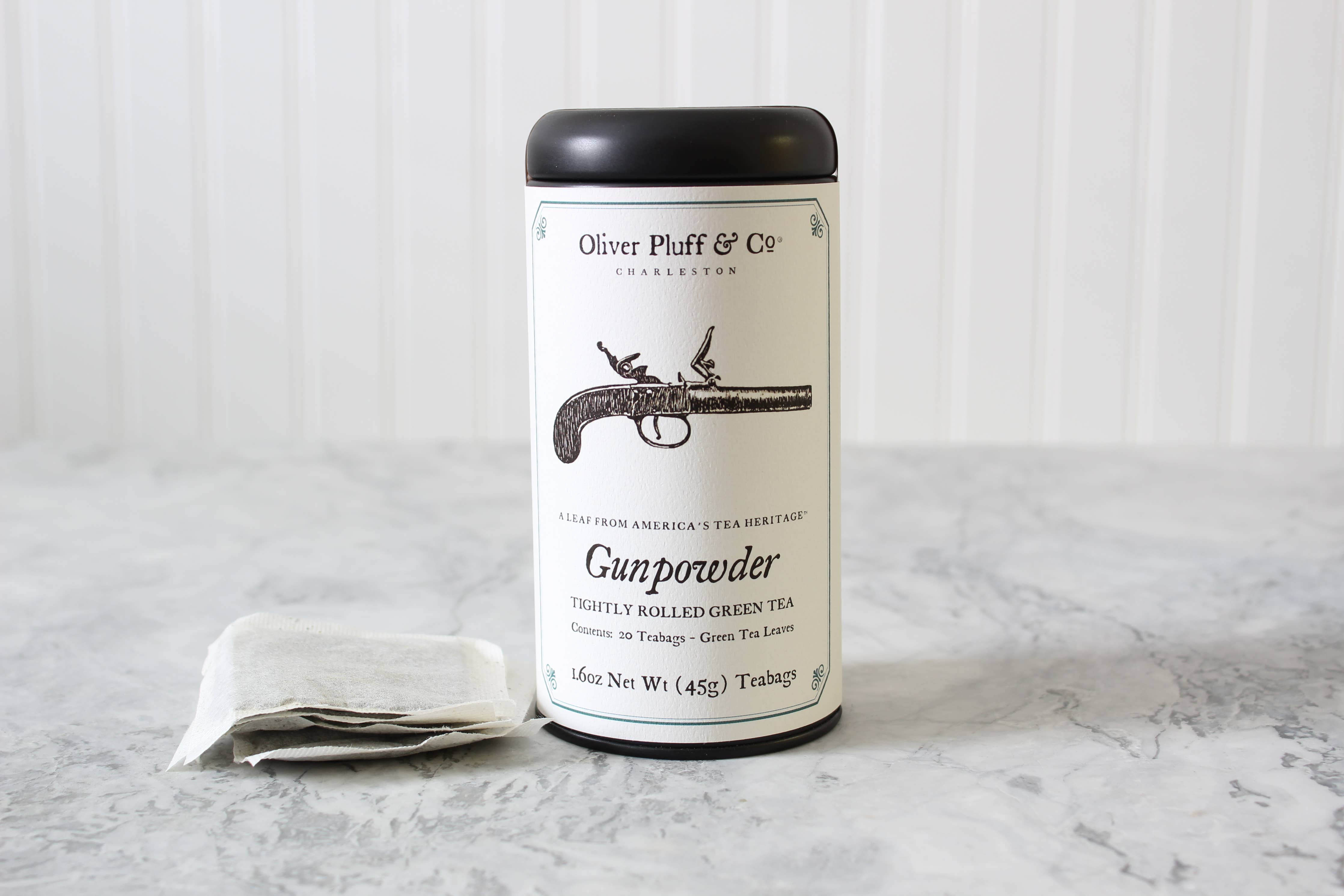 Gunpowder - 20 Green Tea Teabags in Signature Tea Tin