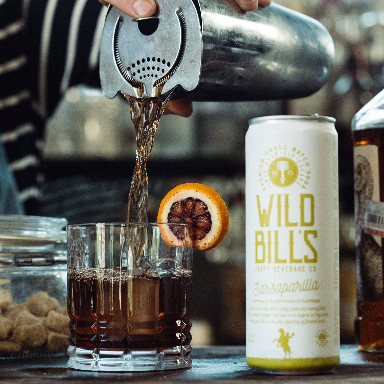 Wild Bill's - Sarsaparilla Premium Cane Sugar Soda Can