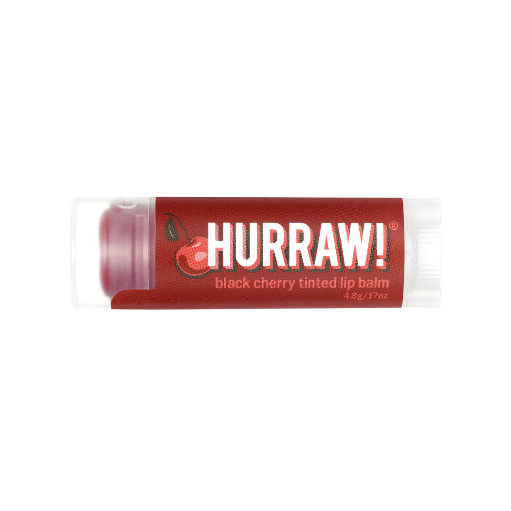 Hurraw! Black Cherry Tinted Lip Balm