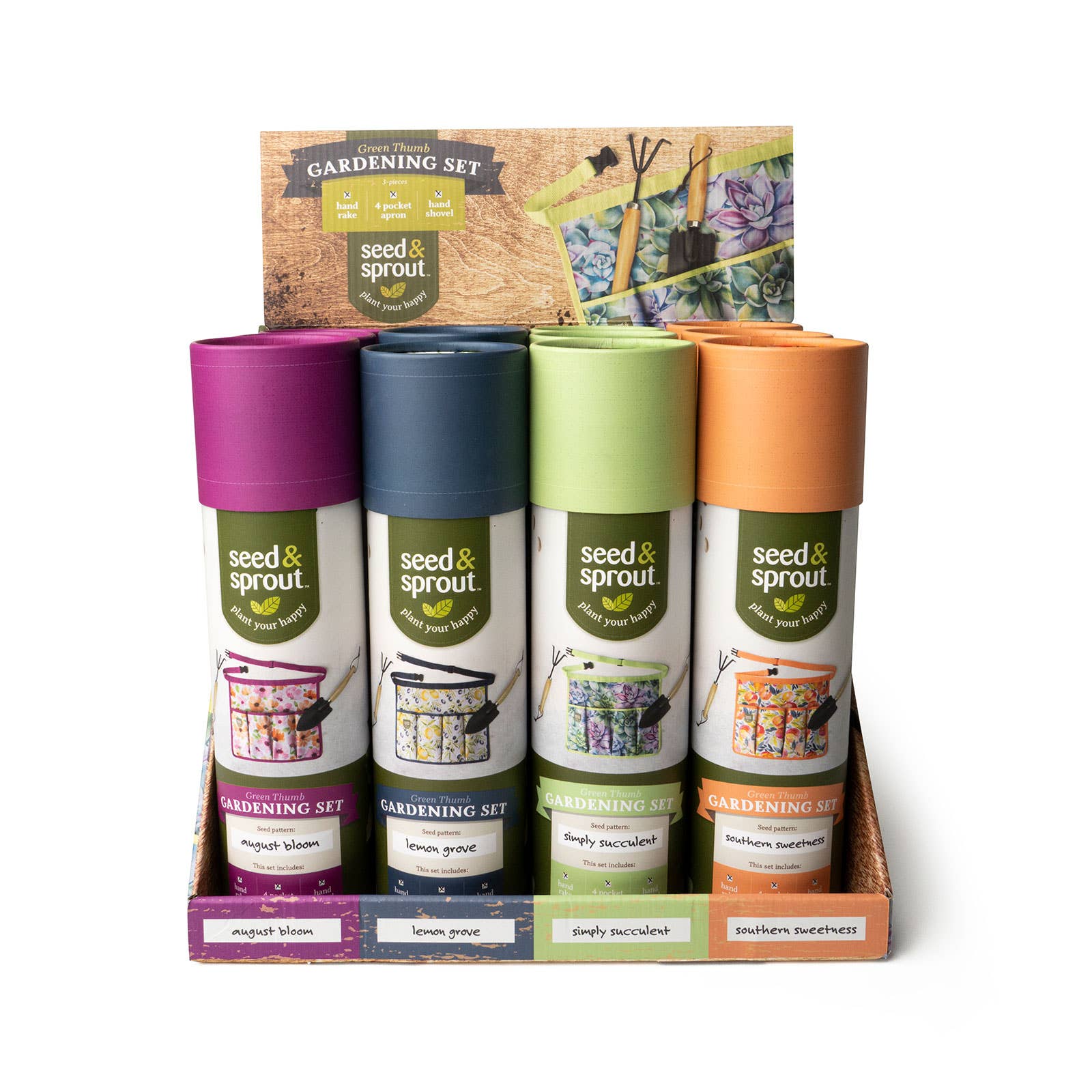 Seed & Sprout 3-Piece Gardening Set Assortment