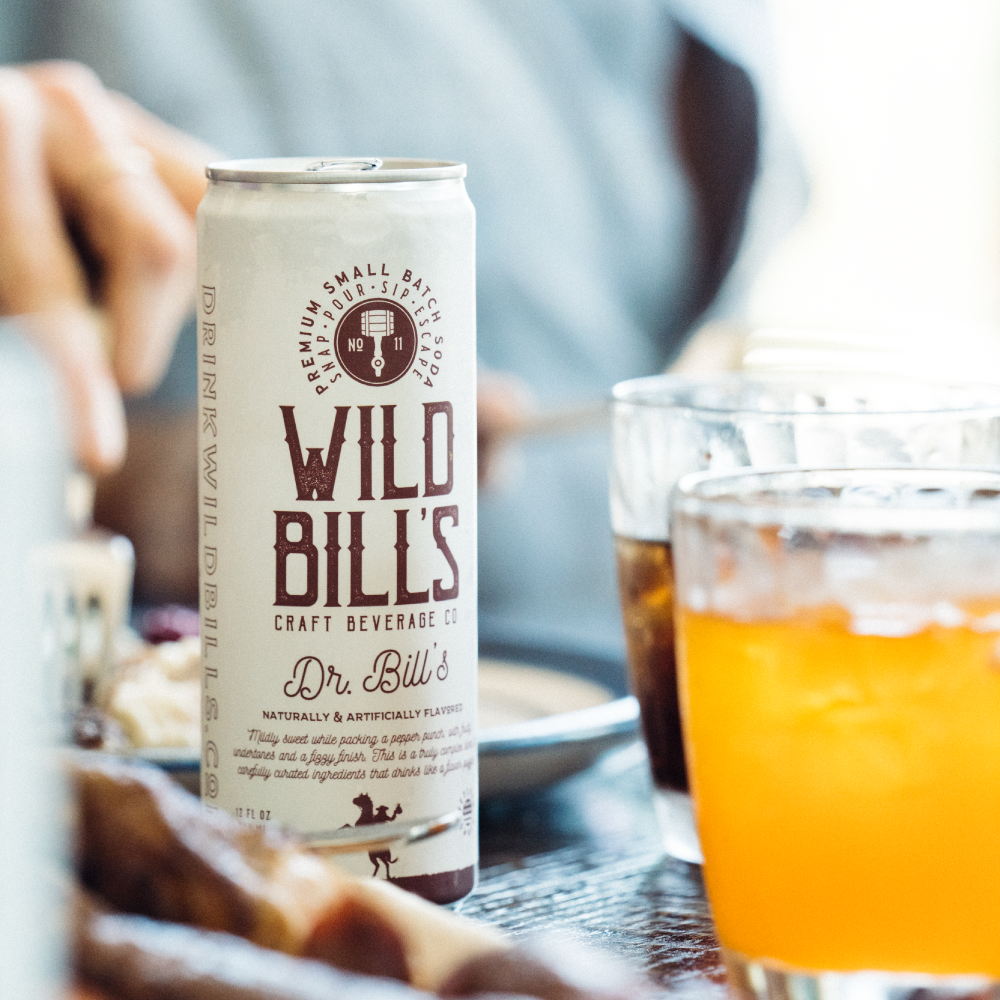 Wild Bill's - Dr. Bill's Premium Cane Sugar Soda Can
