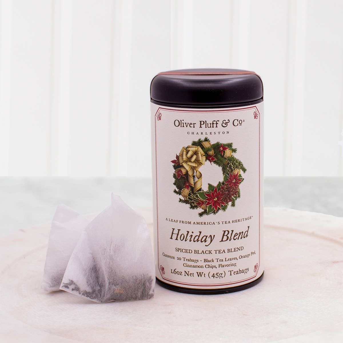 Oliver Pluff's Holiday Blend - Tea Bags in Signature Tea Tin