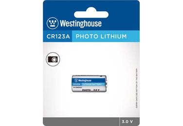 Westinghouse CR123A 3V lithium battery