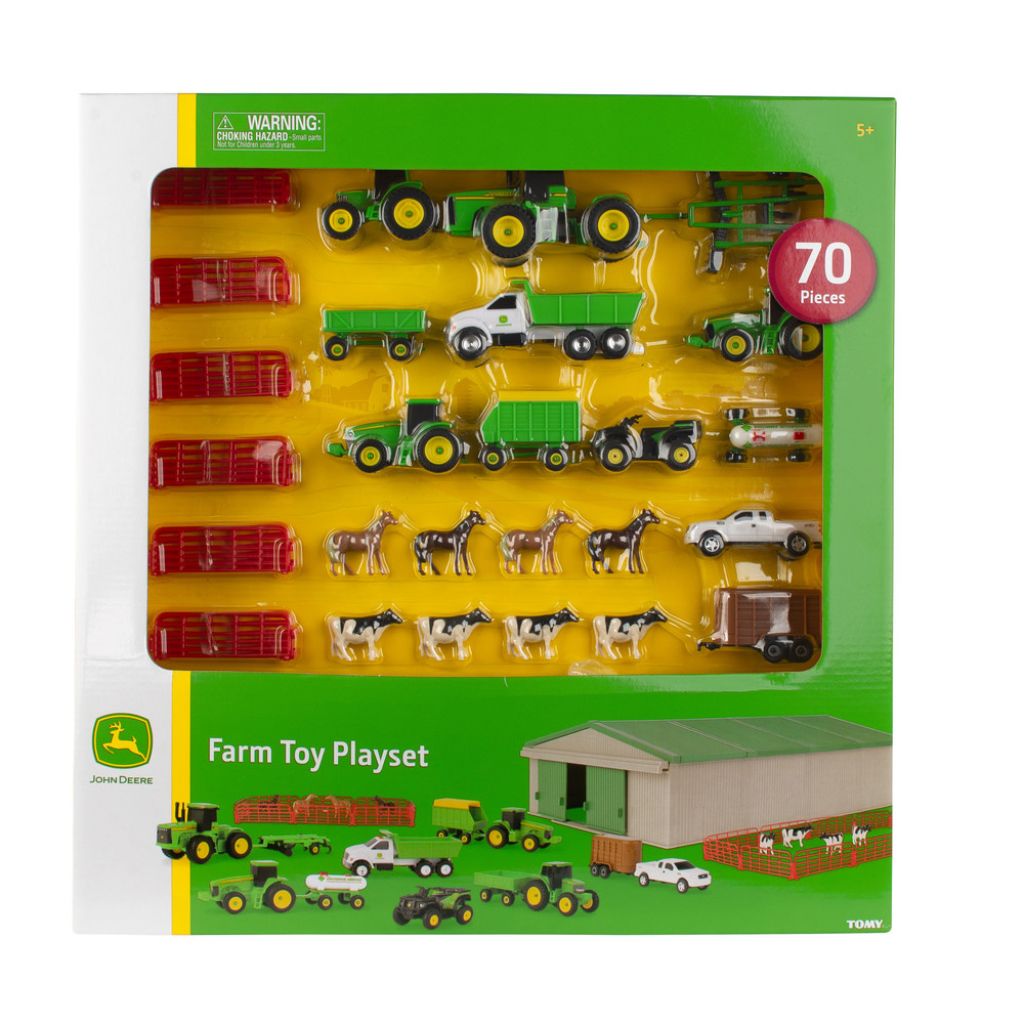 TOMY John Deere Farm Toy Playset for kids