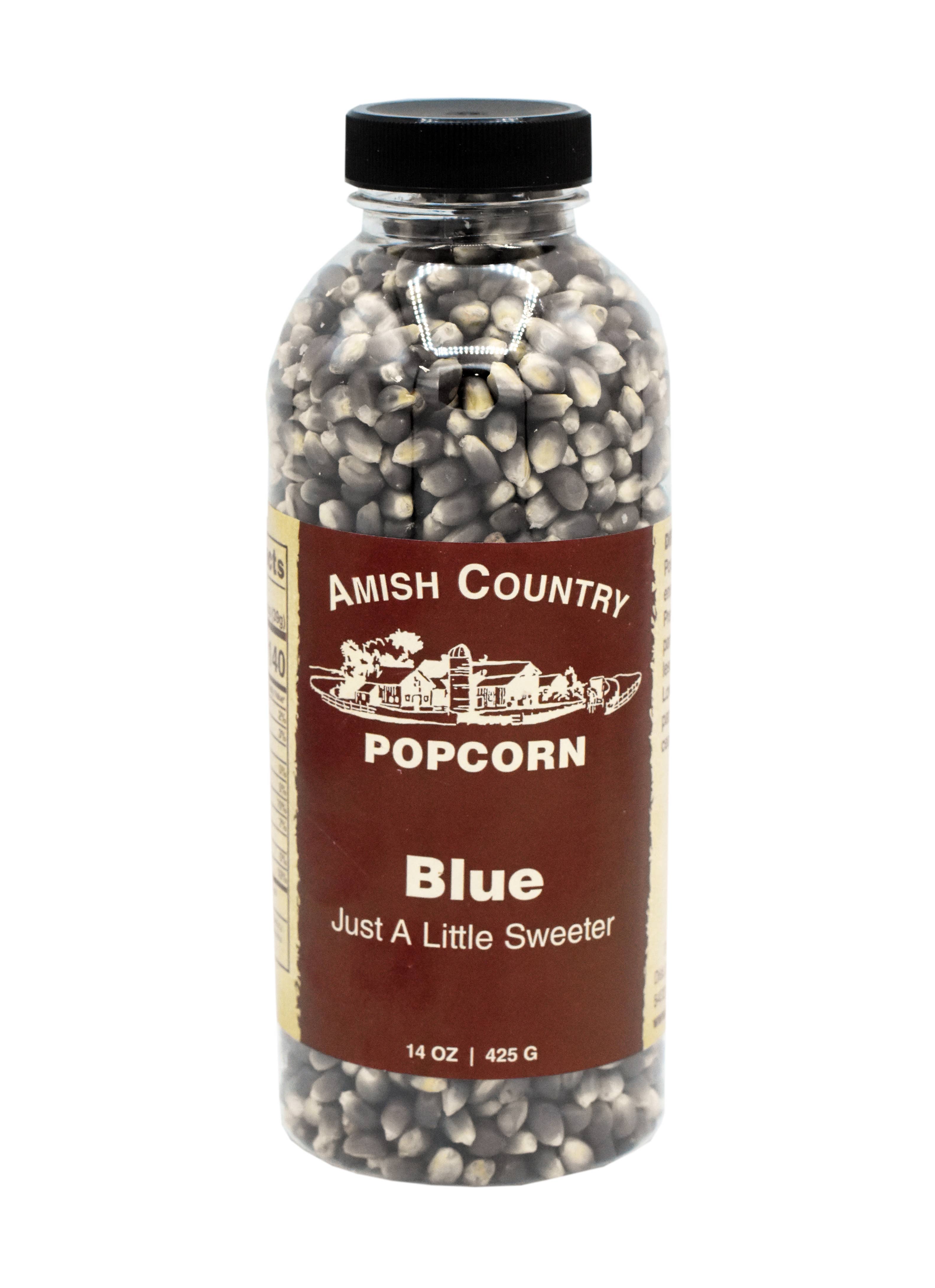 Amish Country Popcorn - 14oz Bottle of Blue Popcorn