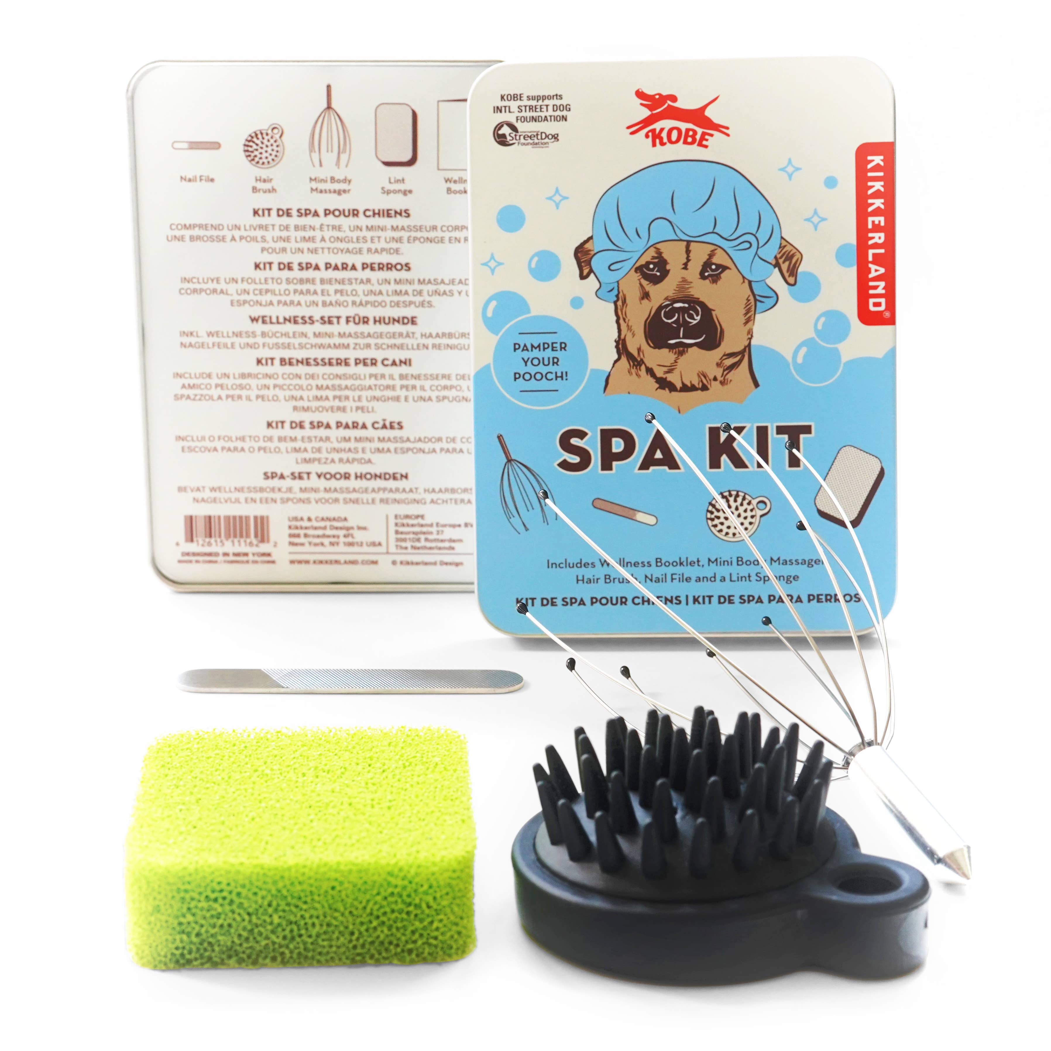 Dog Spa Kit with grooming essentials