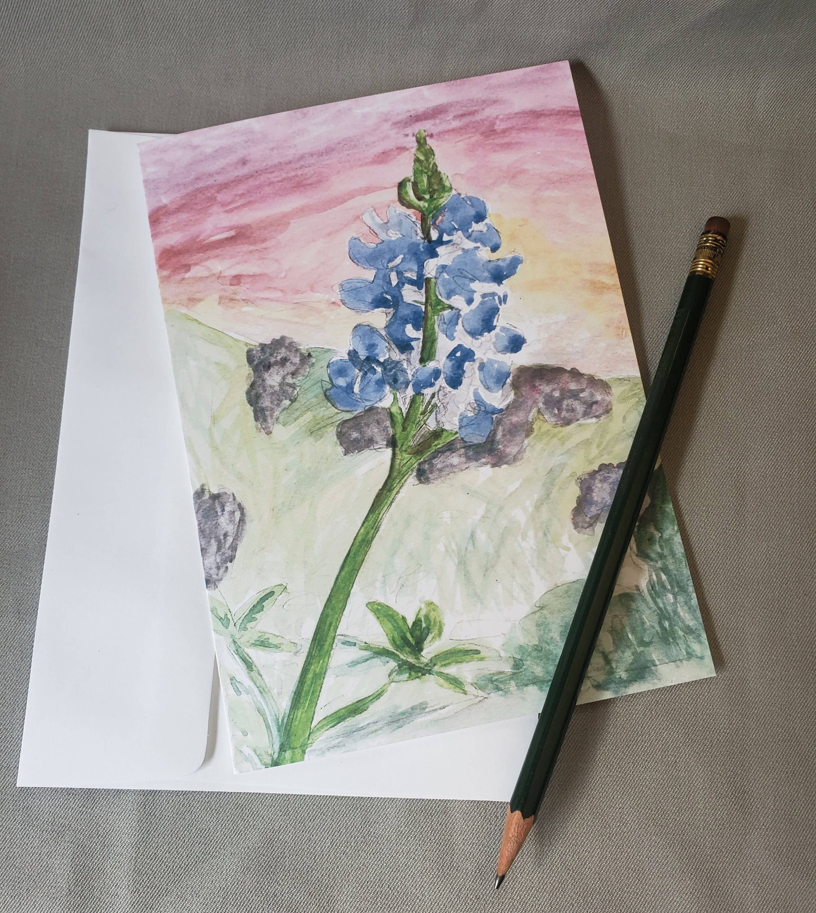 Note Cards - Texas Bluebonnet