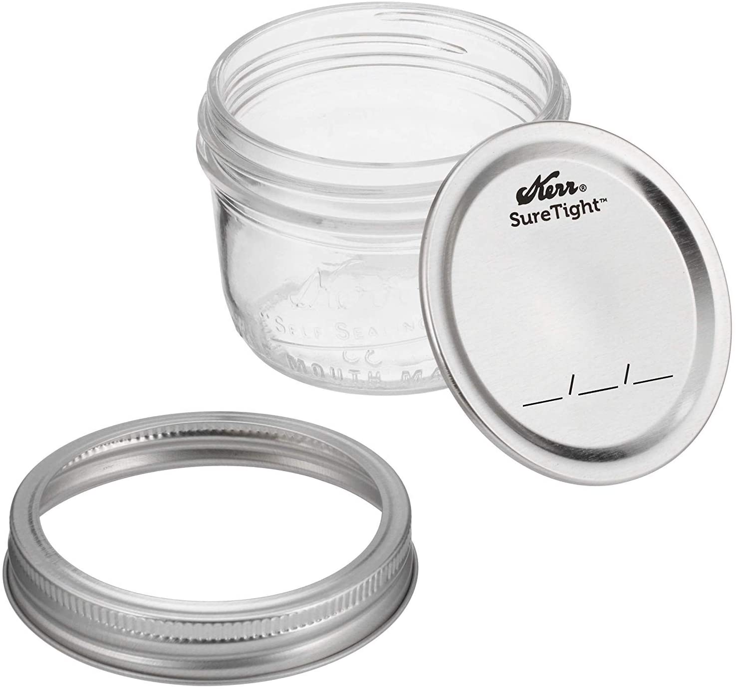 Kerr - 12Pack Wide Mouth Half Pint Jars