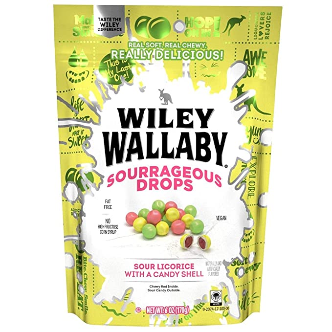 Wiley Wallaby - 6oz. Sourageous Drops