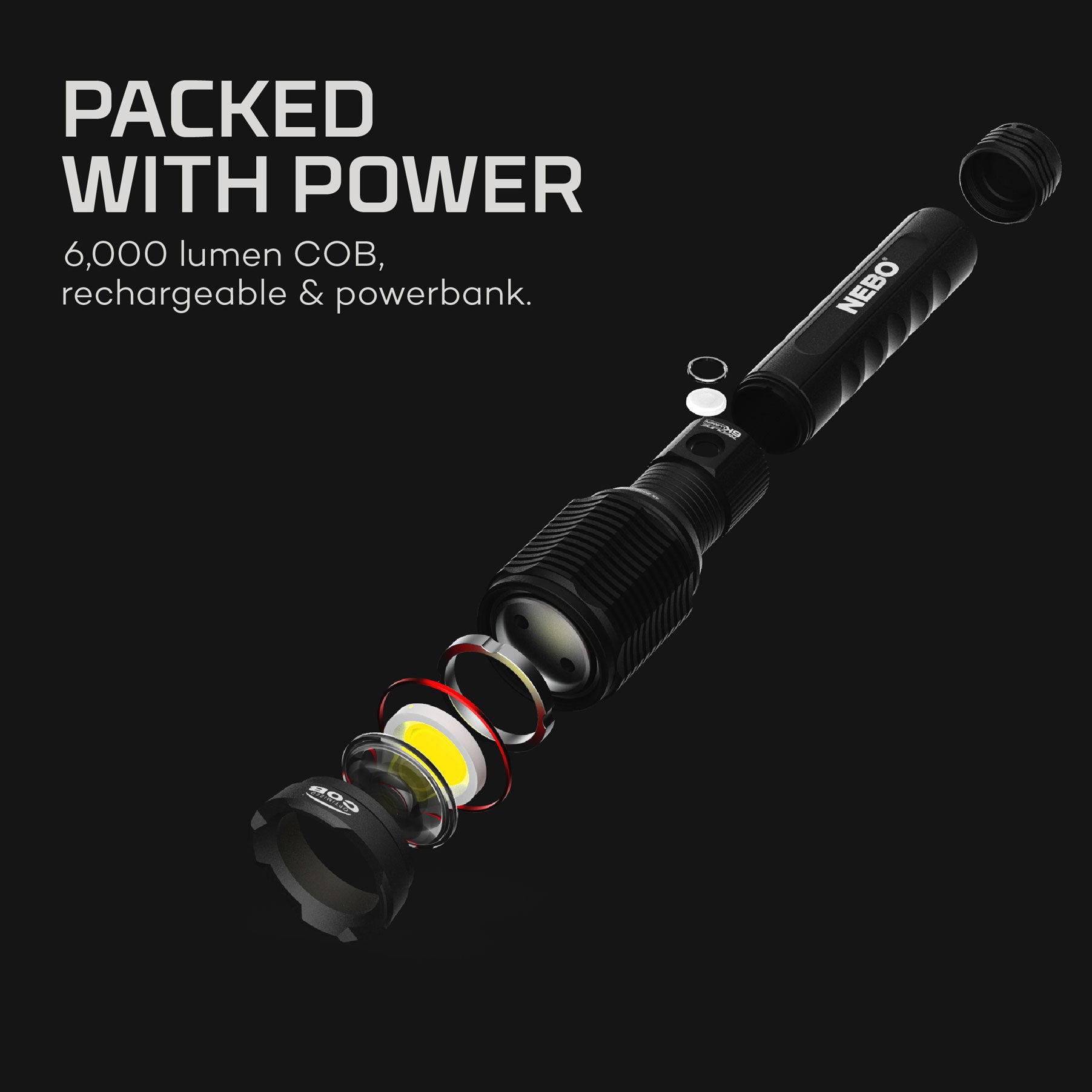 NEBO - Redline 6K Ultra-Bright Flashlight