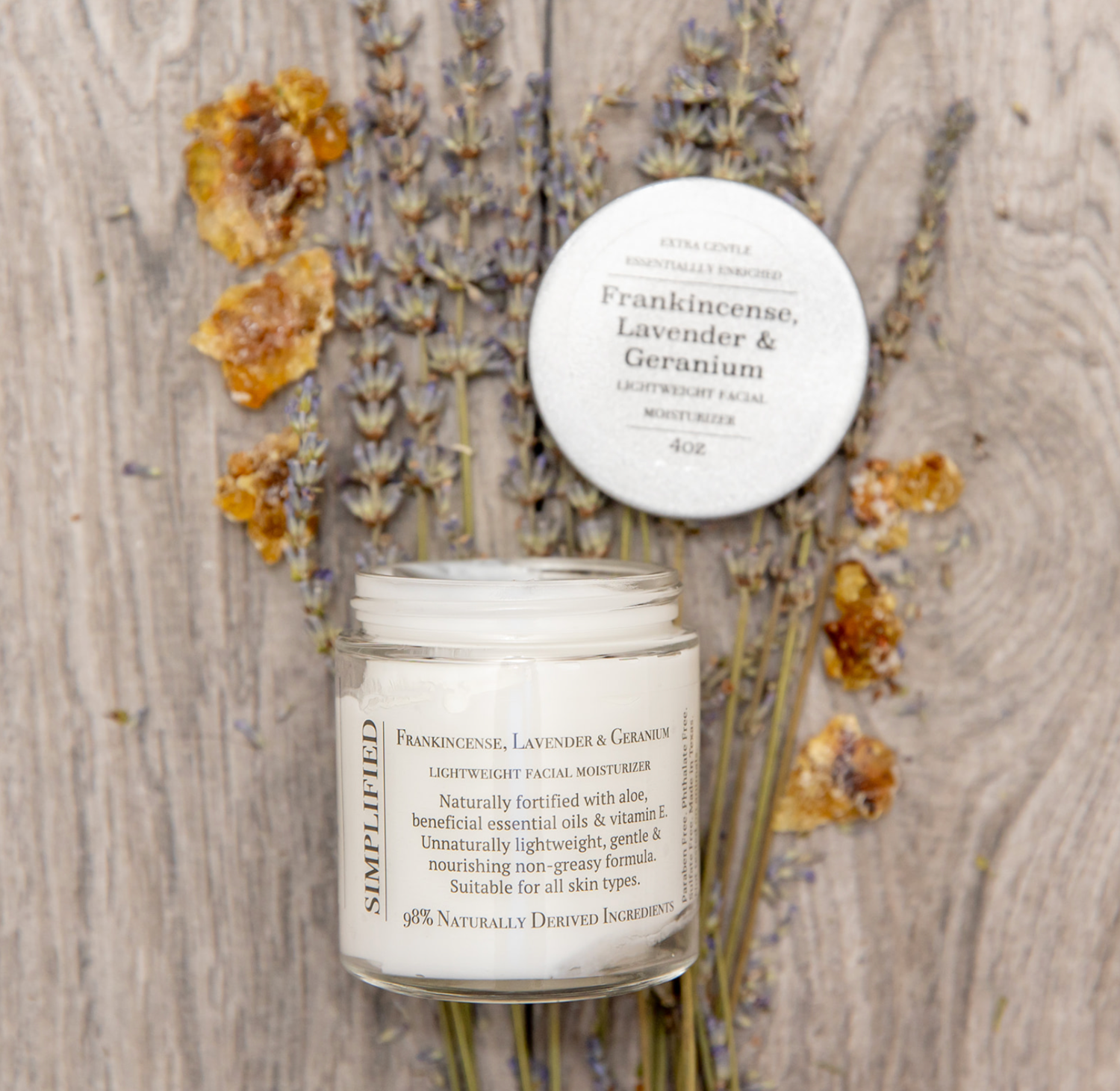 Simplified Soap Facial Moisturizer bottle front view