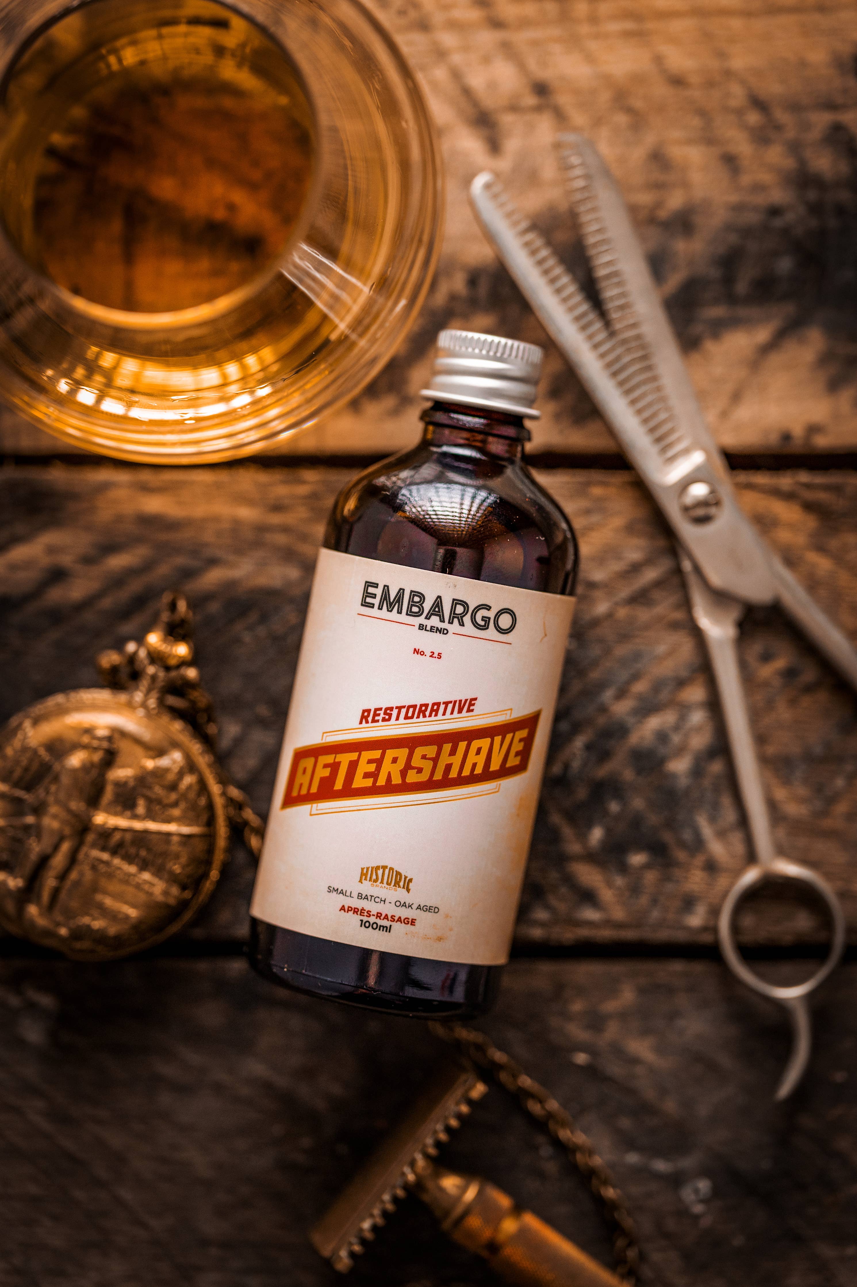 Embargo Blend No. 2.5 after shave tonic bottle