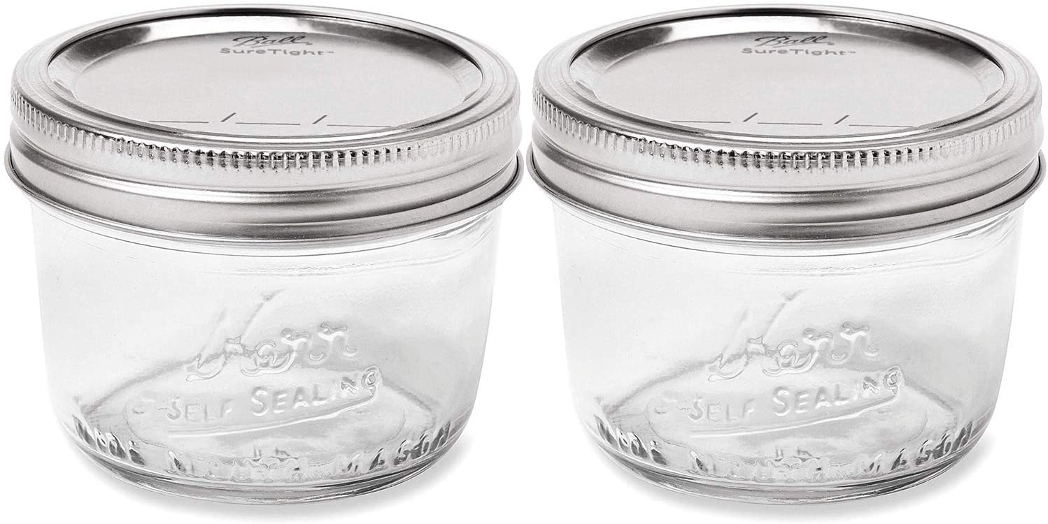 Kerr - 12Pack Wide Mouth Half Pint Jars