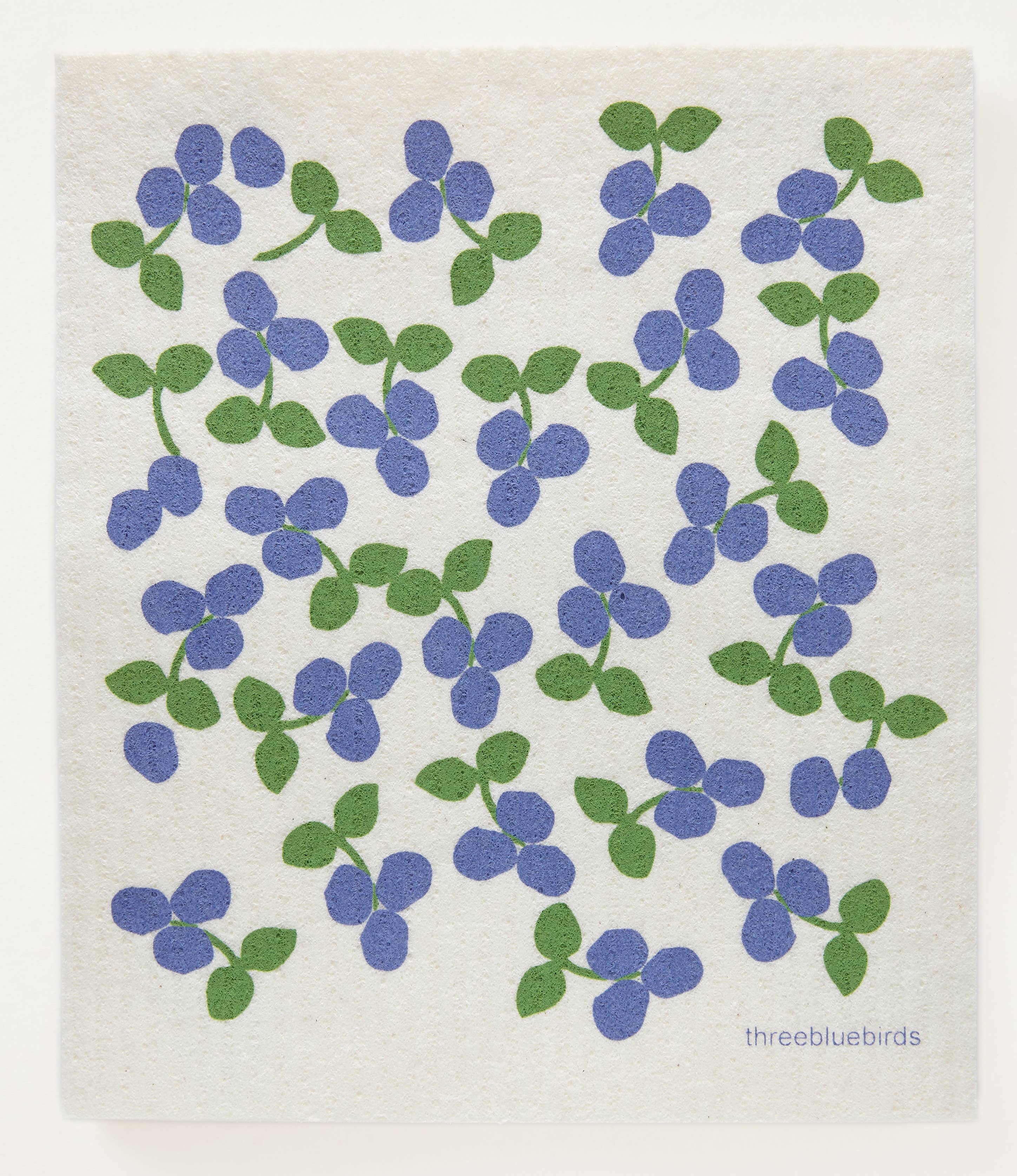 Blueberries Swedish Dishcloth reusable kitchen cloth