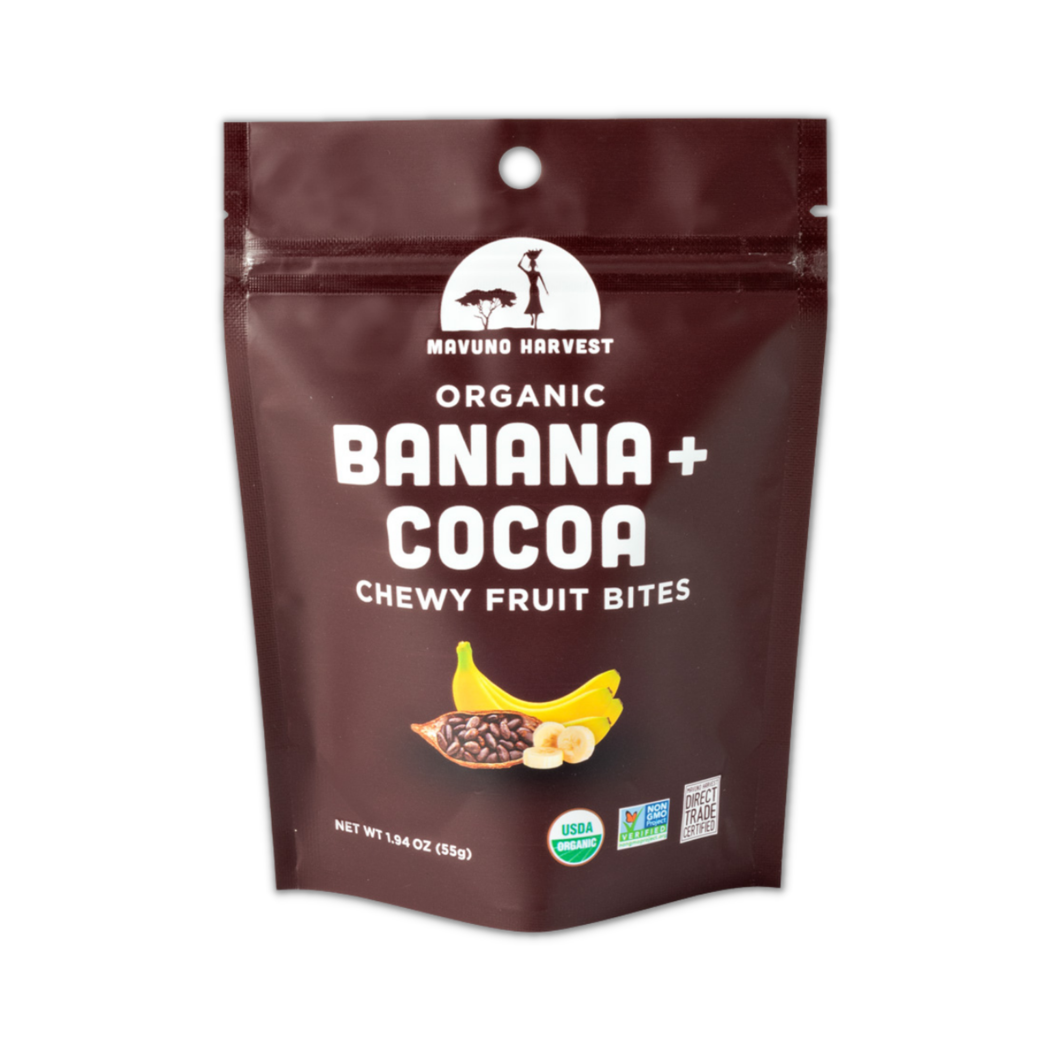 Organic Banana + Cocoa Fruit Bites