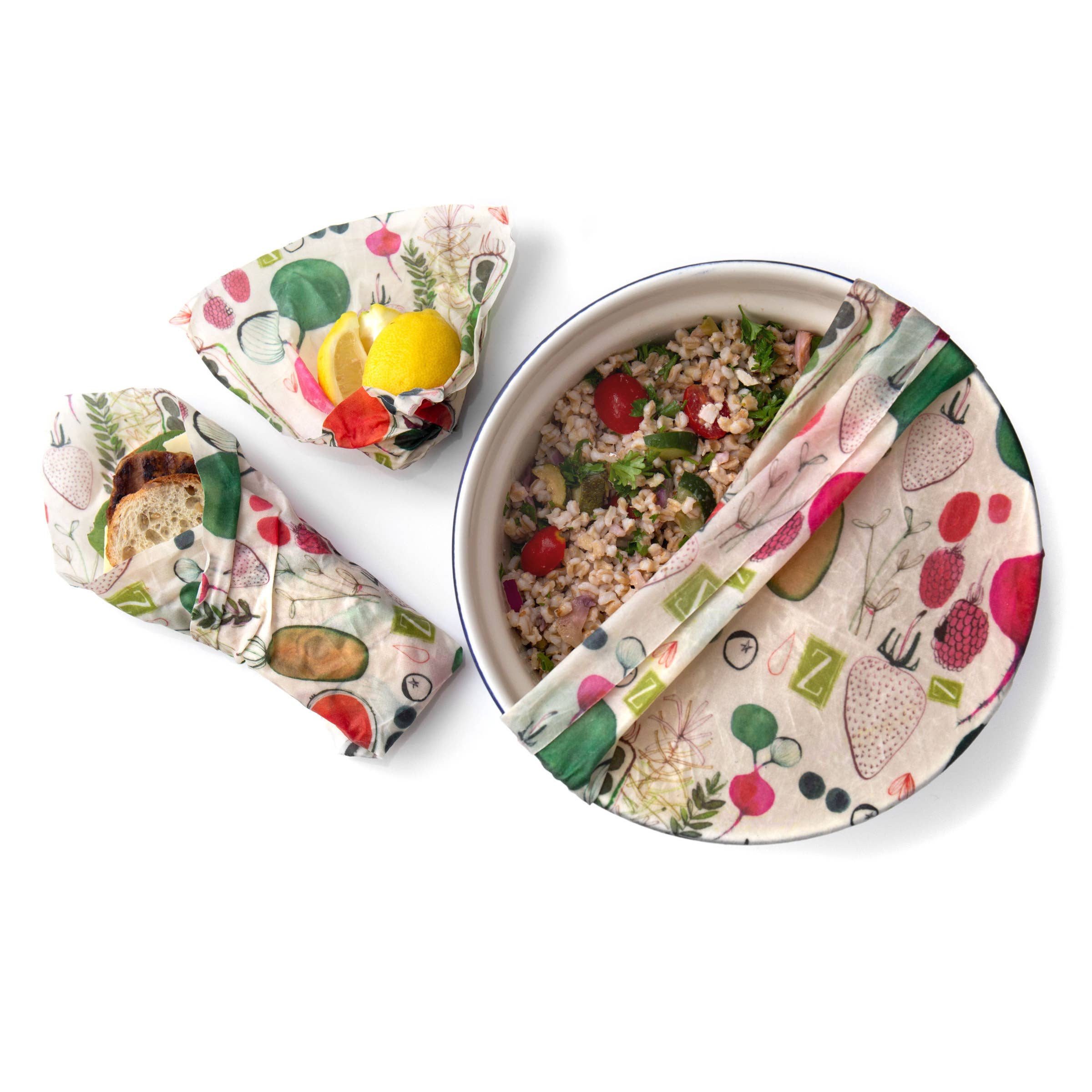 3-Pack Reusable Food Wrap