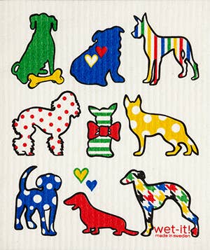 Dog Lover Multi Swedish Cloth