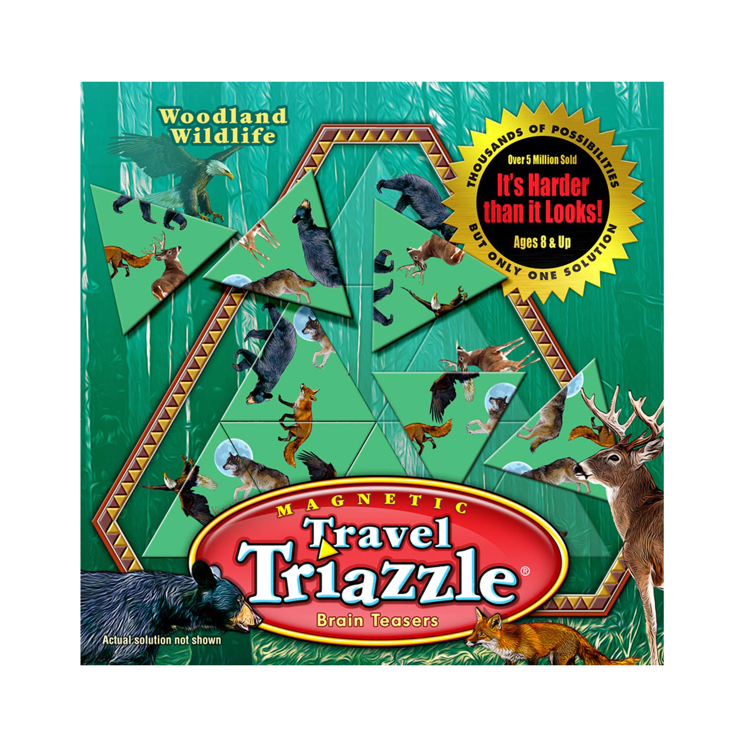 Channel Craft - Woodland Wildlife Wooden Travel Triazzle