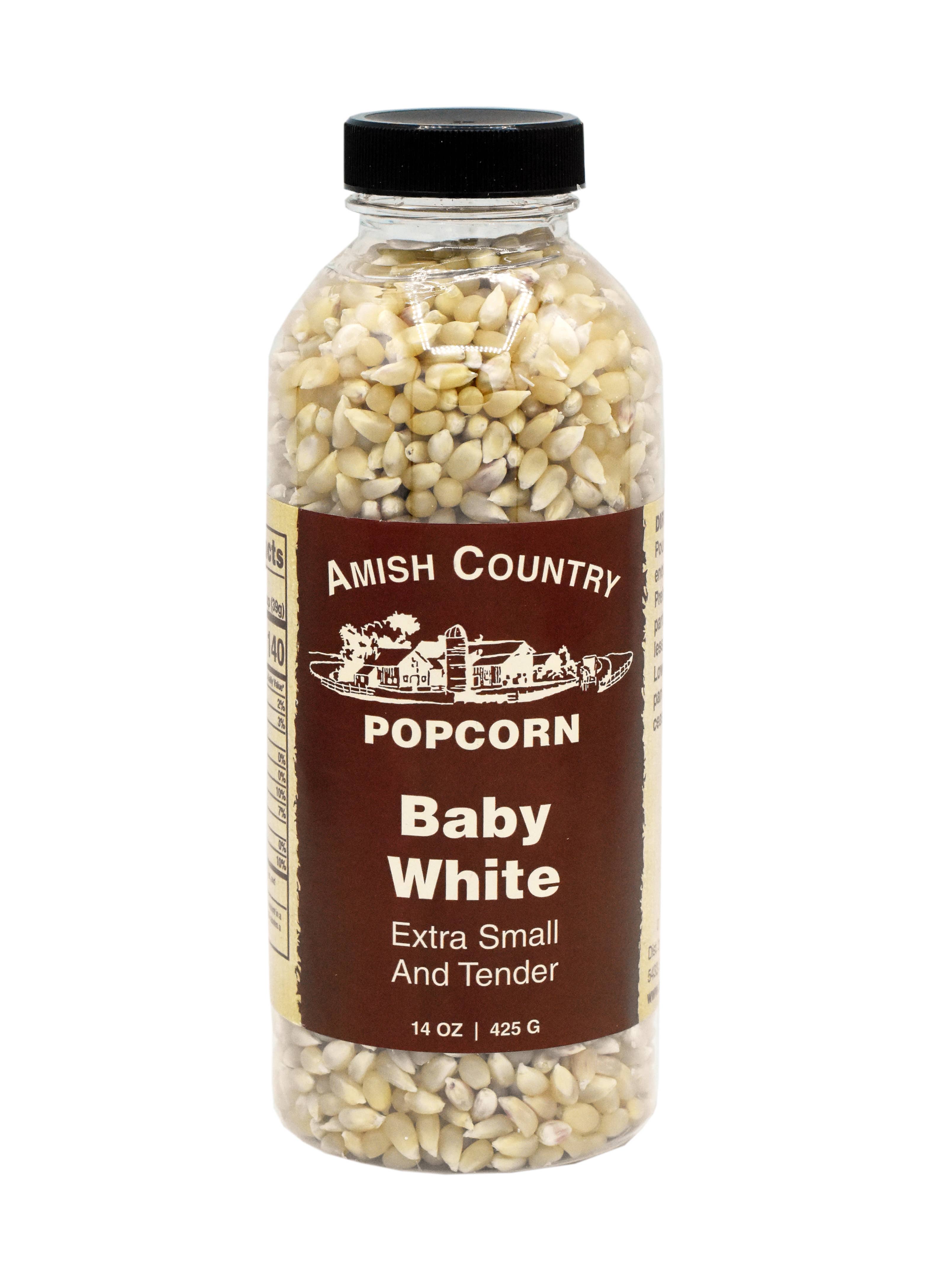 14oz Bottle of Baby White Popcorn