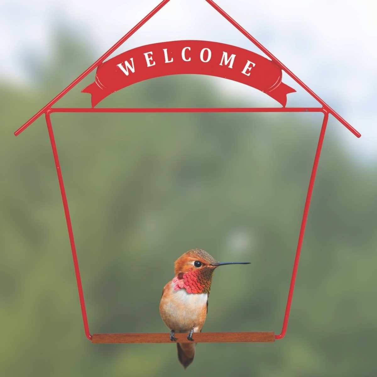 POP'S Welcome hummingbird swing
