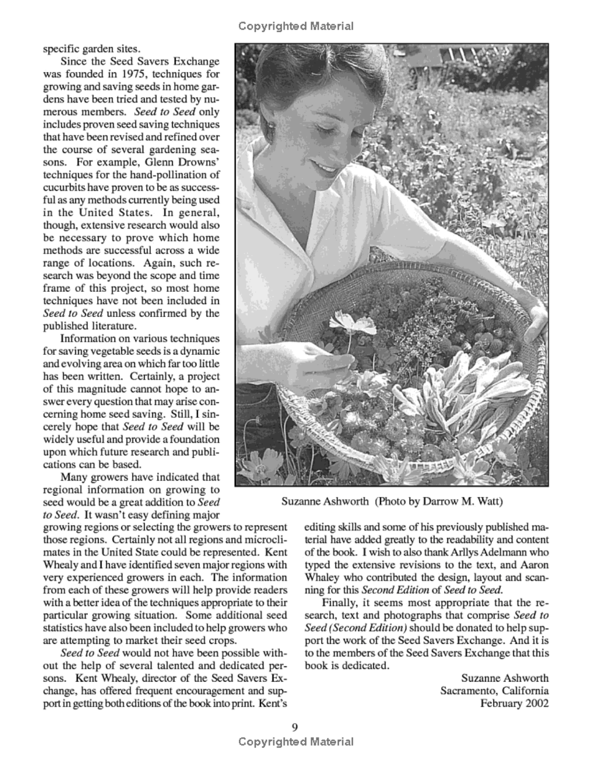 Seed to Seed 2nd Edition - by Suzanne Ashworth