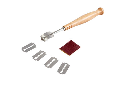 9" bread Scoring lame for dough slashing with with 5 blades