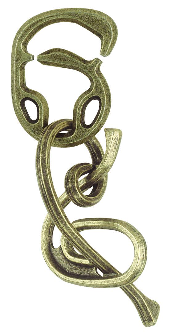 Hanayama Enigma cast metal puzzle Level 6
