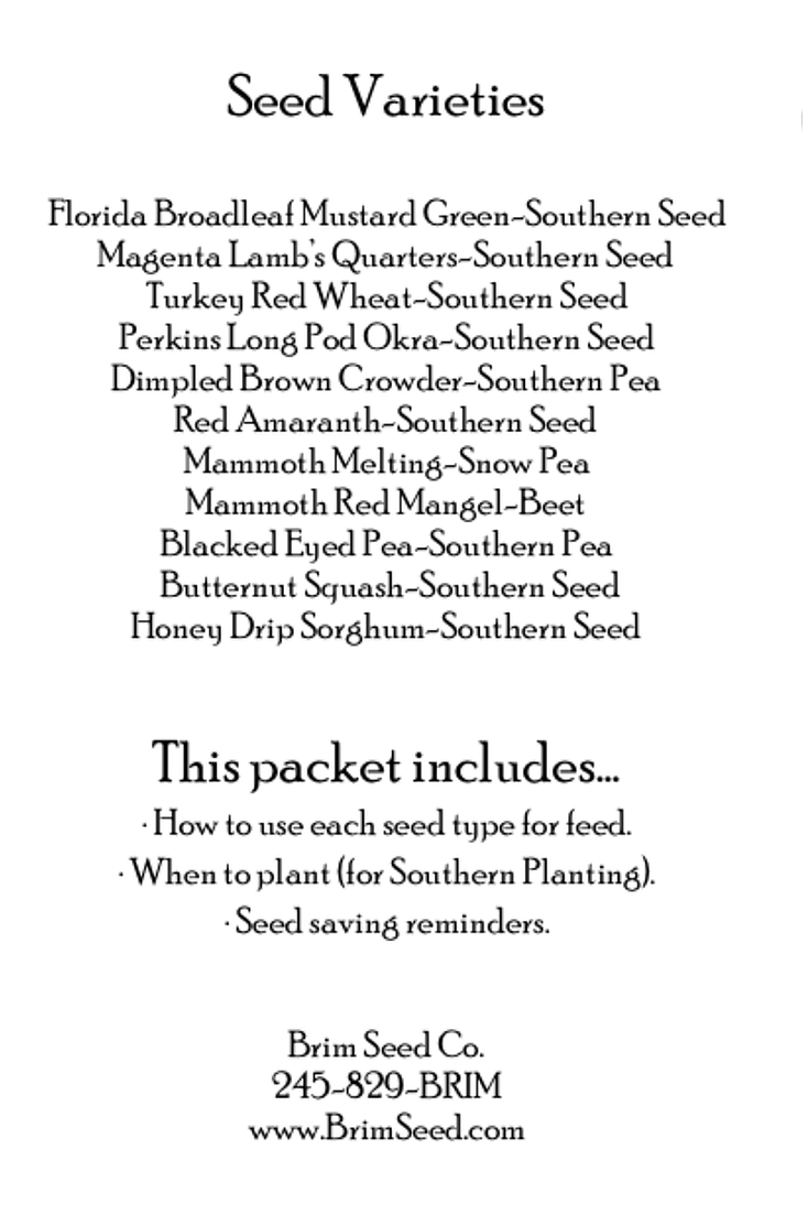 Brim Seed - Poultry Food Seed