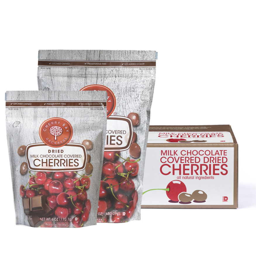 CBO015 Cherry Montmorency Milk Chocolate Snack