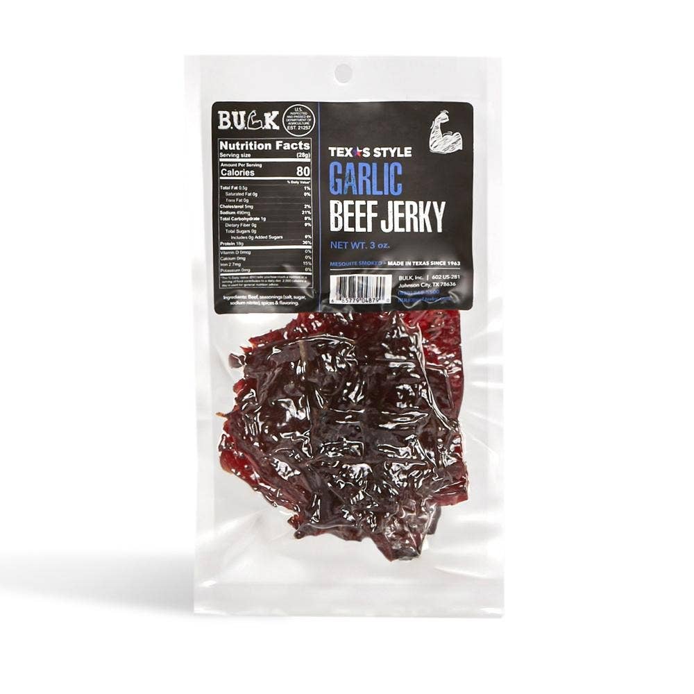 Texas Slab Style Beef Jerky zero sugar