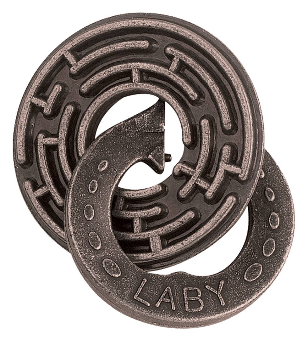 Hanayama Labyrinth cast metal puzzle Level 5