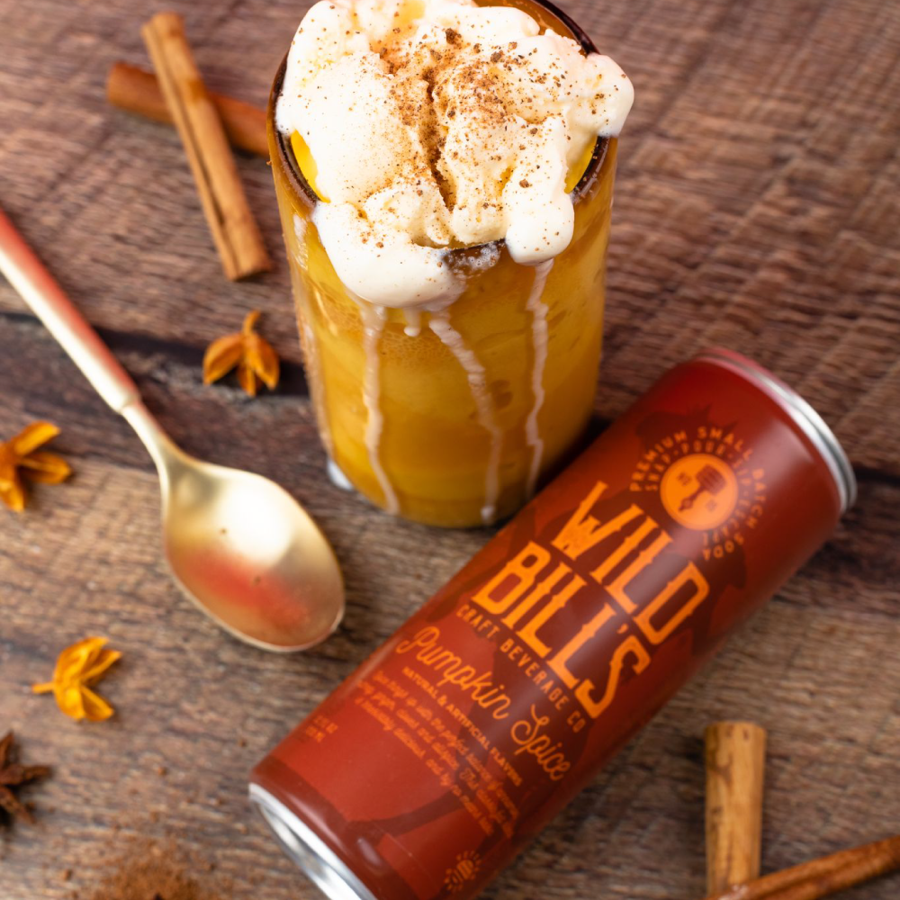 Wild BIll's - Pumpkin Spice Premium Cane Sugar Soda Can