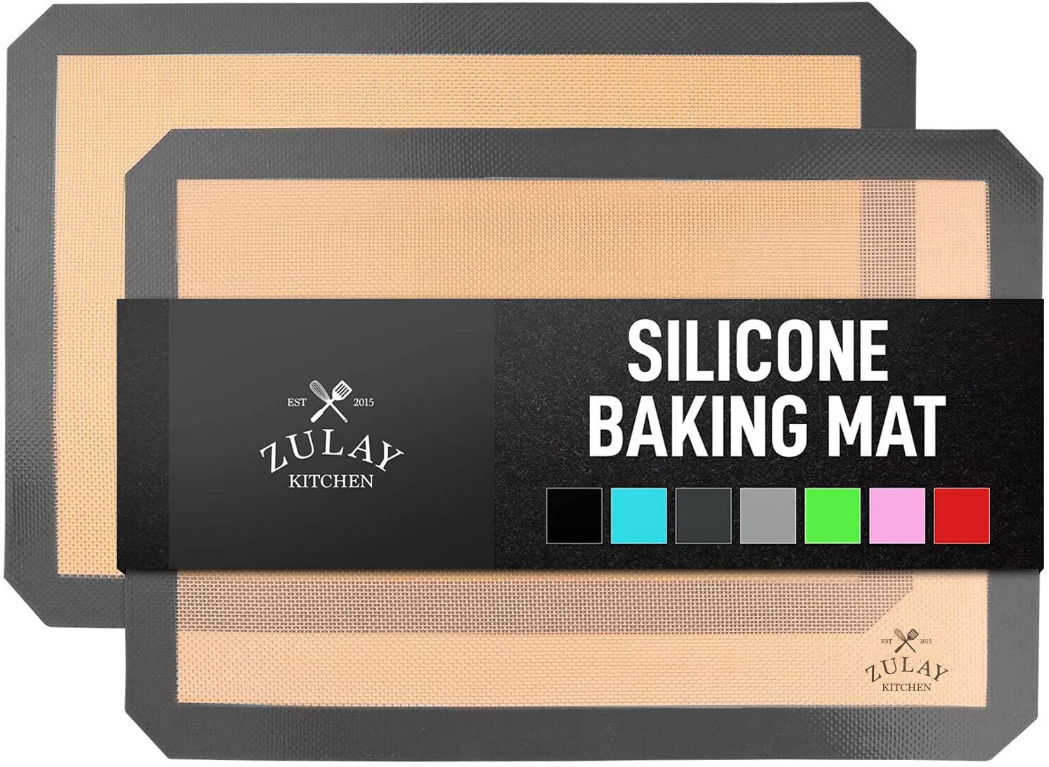 Silicone Baking Mat Sheet Set - Reusable Baking Mat Nonstick