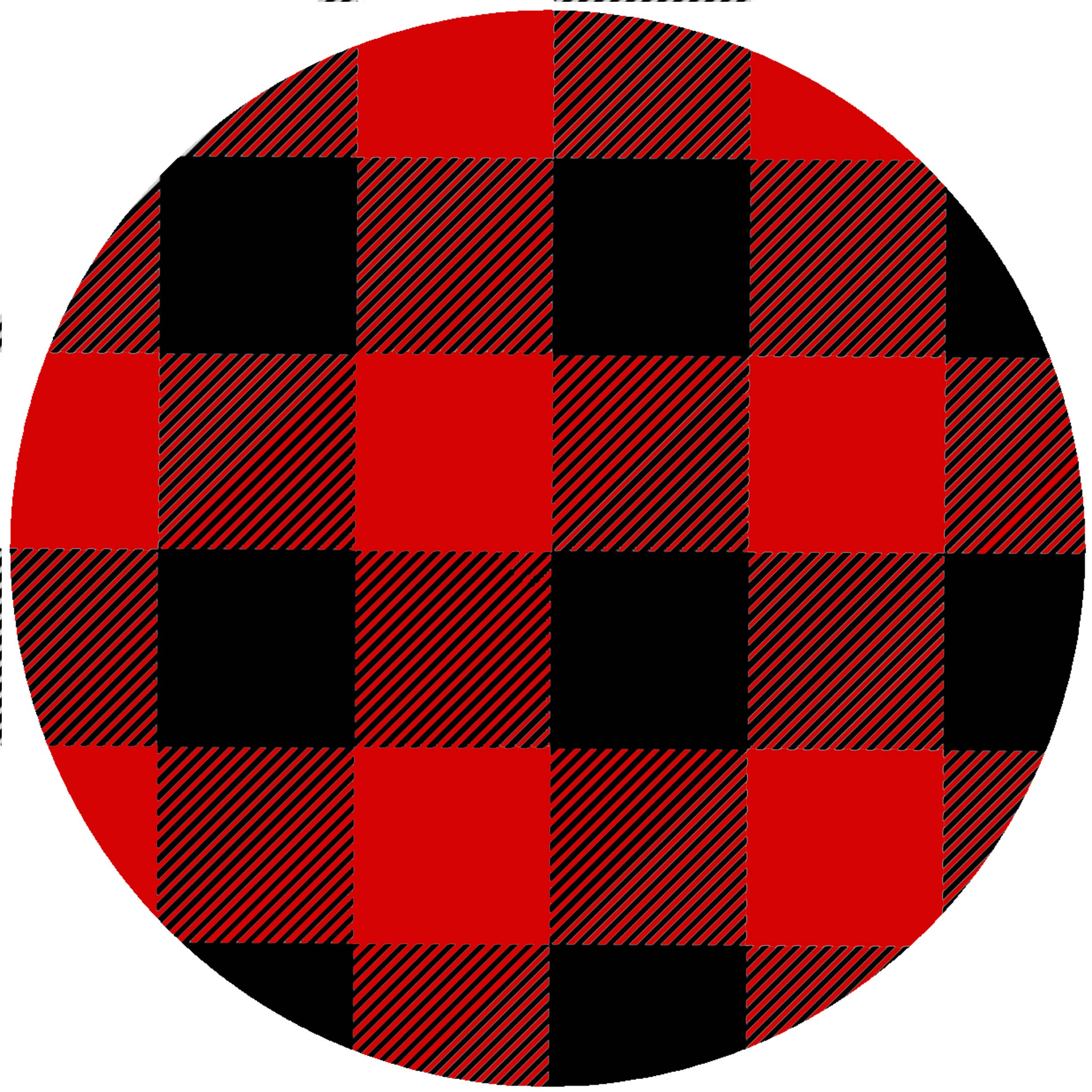 AL Black & Red Buffalo Plaid