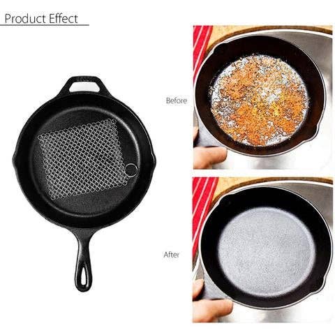 Ring stainless steel kitchen cloth
