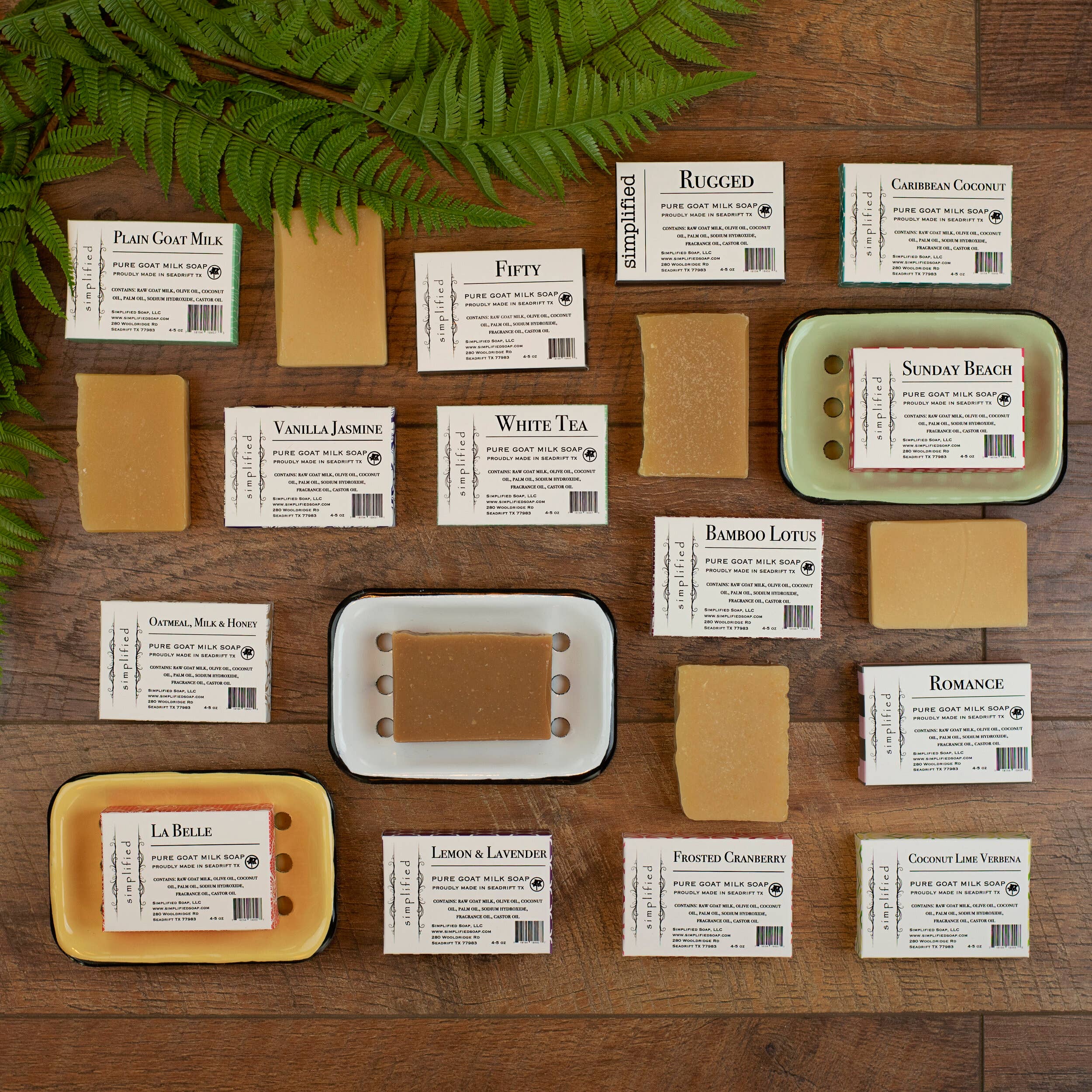 Simplified Soap Coconut Lime Verbena goat milk bar soap