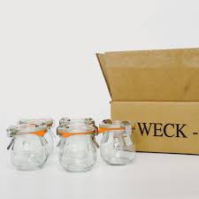 Weck straight-sided glass canning jar