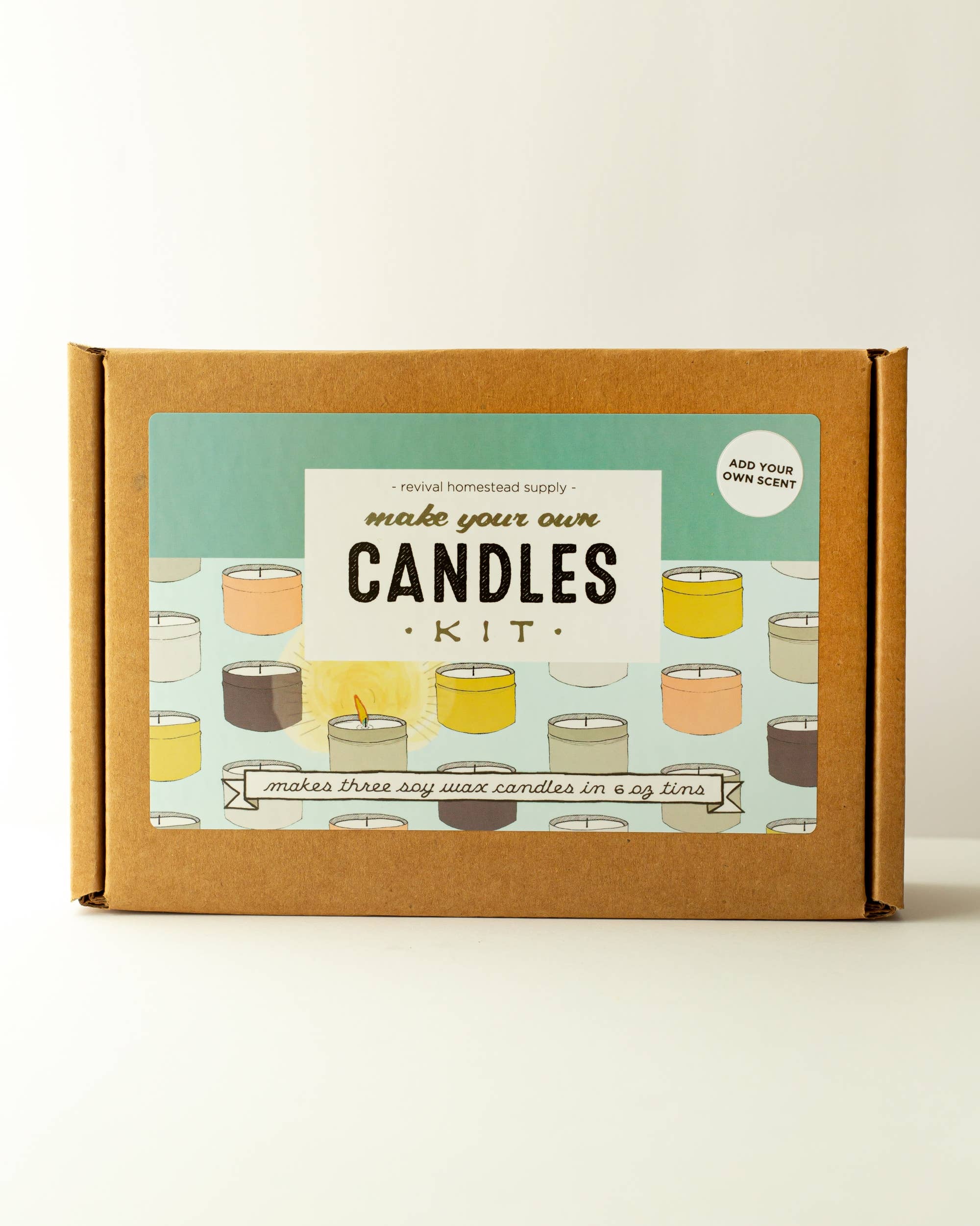 Soy candle making kit add your own scent