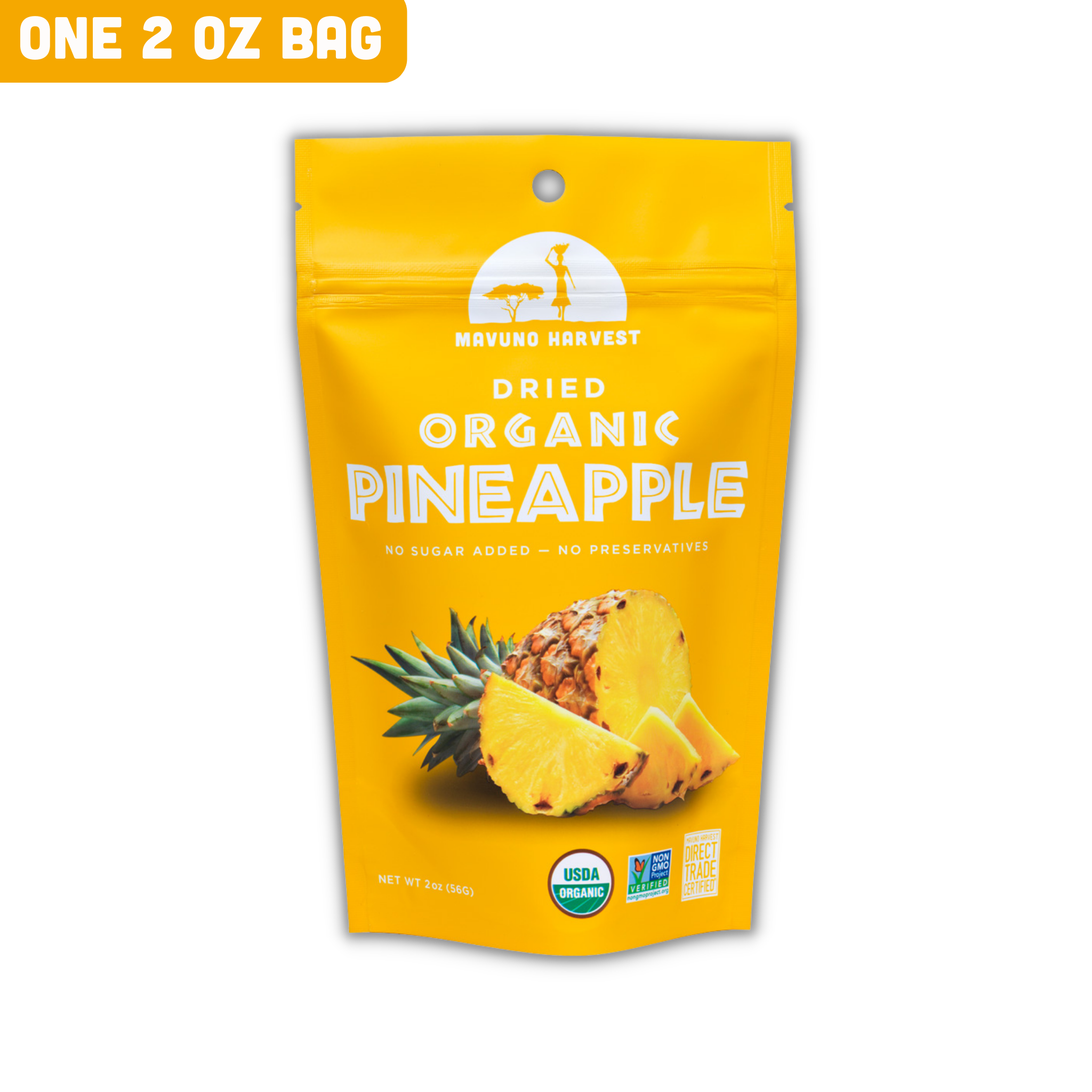 Organic Dried Pineapple