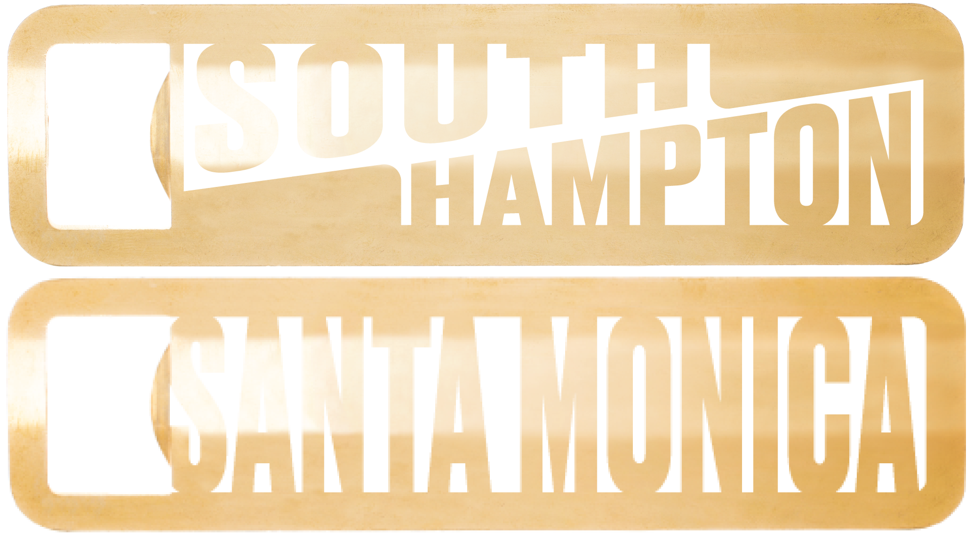 Custom Name Bottle Opener - Brass