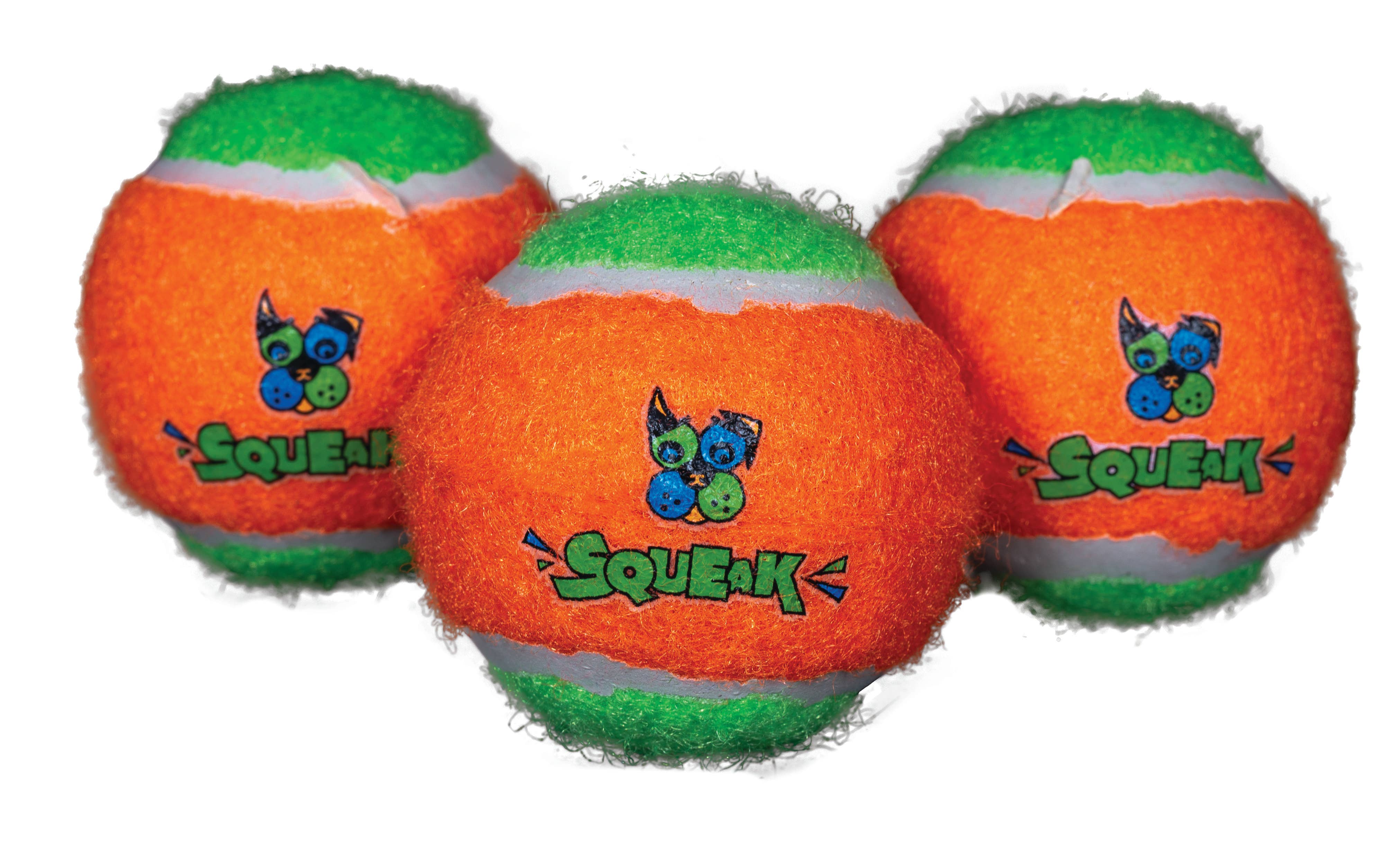 Squeaky tennis balls multi-pack for dogs