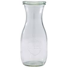 Weck decorative glass canning jar