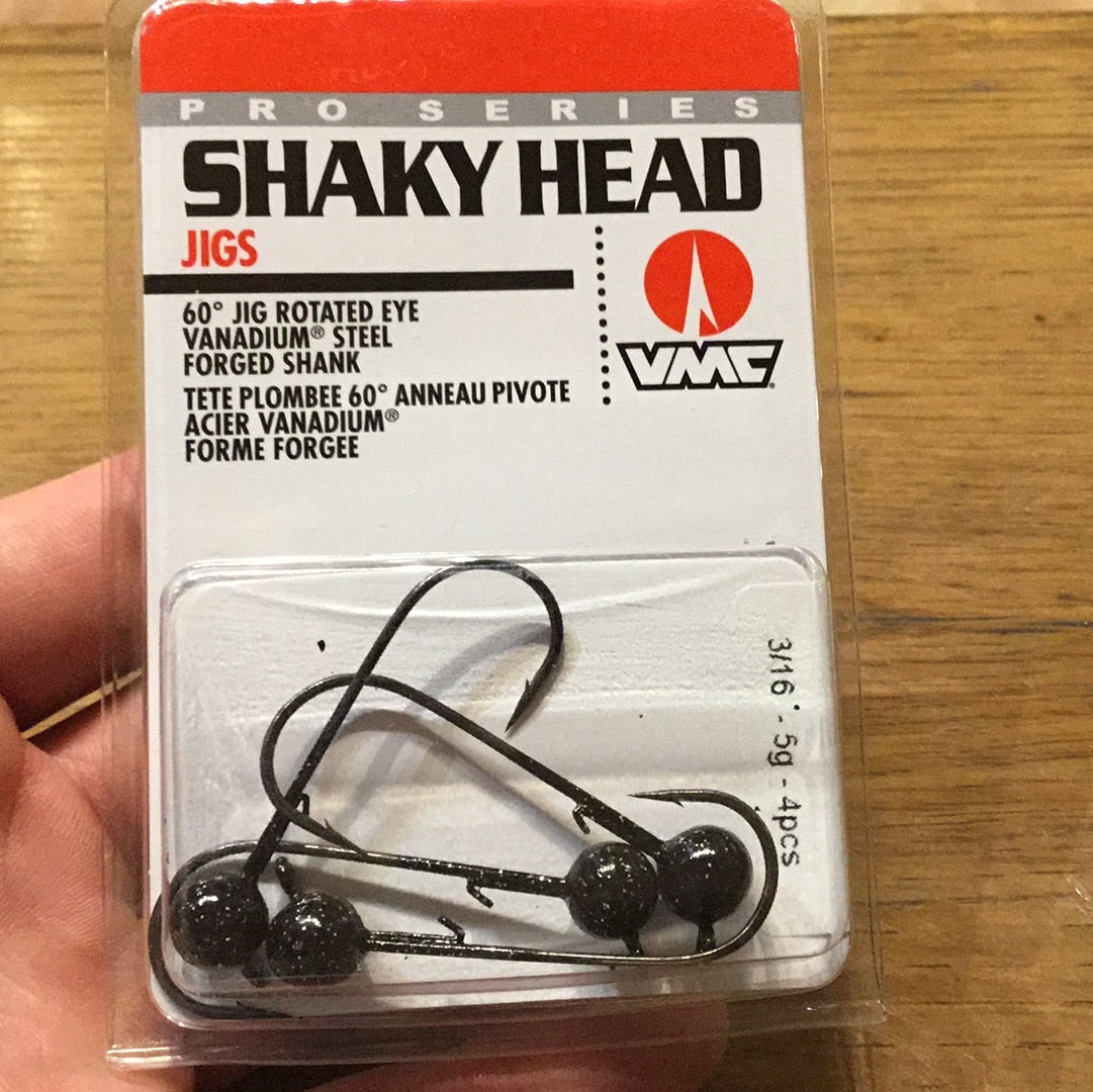 VMC 3/16 inch shaky head jig close-up