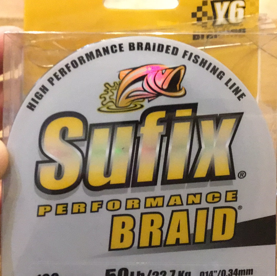 Sufix Performance Braid 50LB fishing line